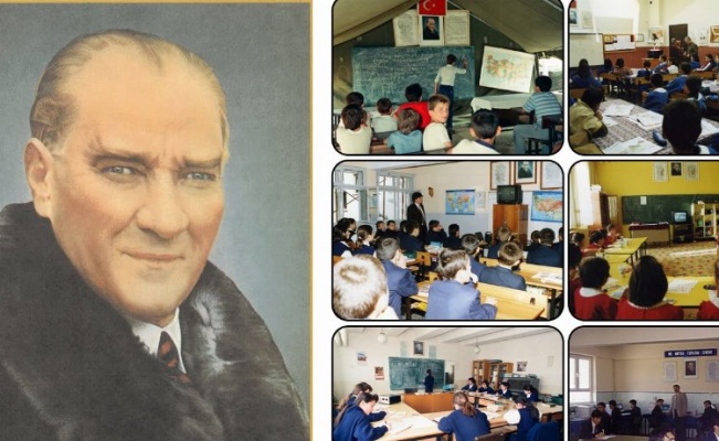Atatürk'ün tarihi portresi MEB'in arşivinde