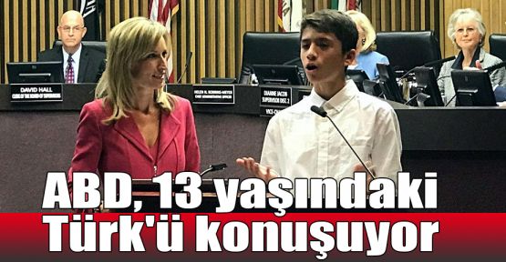   ABD, 13 yaşındaki Türk'ü konuşuyor