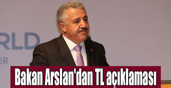 Bakan Arslan'dan TL açıklaması