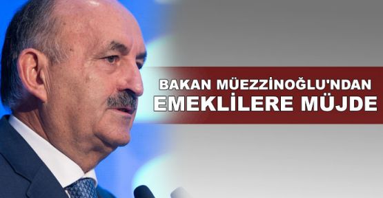 Bakan Müezzinoğlu'ndan emeklilere müjde