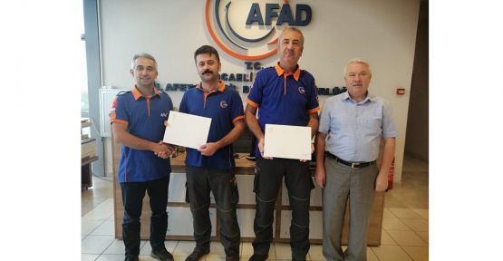  Bakan Soylu'dan Kocaeli AFAD ekiplerine teşekkür belgesi