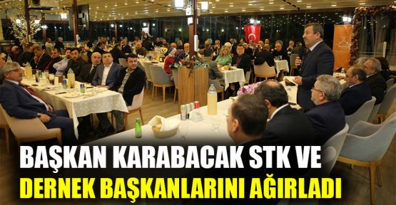  Başkan Karabacak STK ve dernek başkanlarını ağırladı