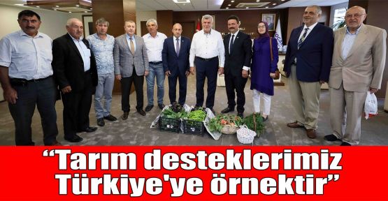 Başkan Karaosmanoğlu:Tarım desteklerimiz Türkiye'ye örnektir