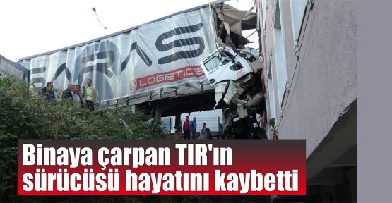  Binaya çarpan TIR'ın sürücüsü öldü