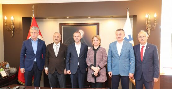 Büyükgöz, Genel Başkan Yardımcısı Erkan Kandemir'i ağırladı