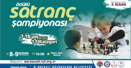 Büyükşehir'in ödüllü Satranç Şampiyonası başlıyor