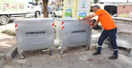  Çayırova’da çöp konteynerleri yenileniyor