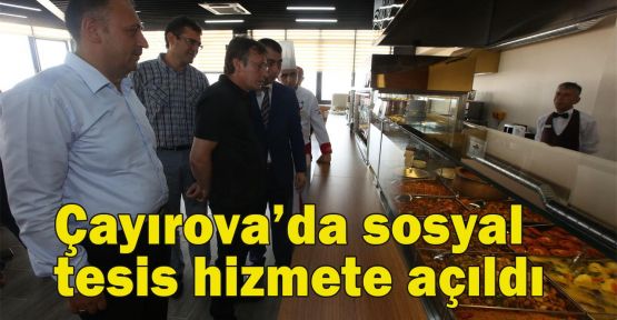  Çayırova’da sosyal tesis hizmete açıldı