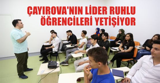 Çayırova'nın lider ruhlu öğrencileri yetişiyor
