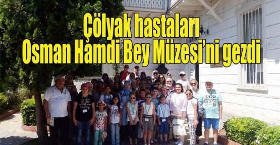 Çölyak hastaları Osman Hamdi Bey Müzesi’ni gezdi