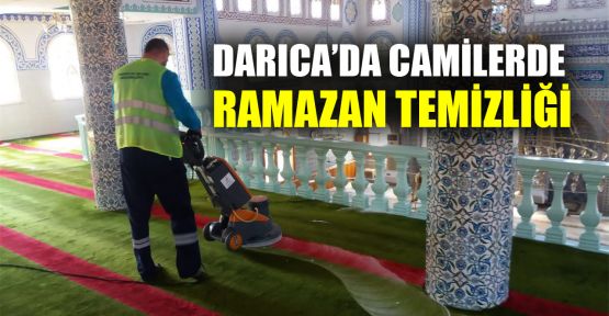  Darıca’da camilerde Ramazan temizliği
