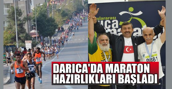 Darıca'da maraton hazırlıkları başladı