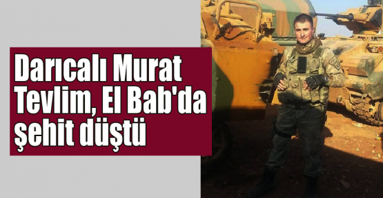  Darıcalı Murat Tevlim, El Bab'da şehit düştü