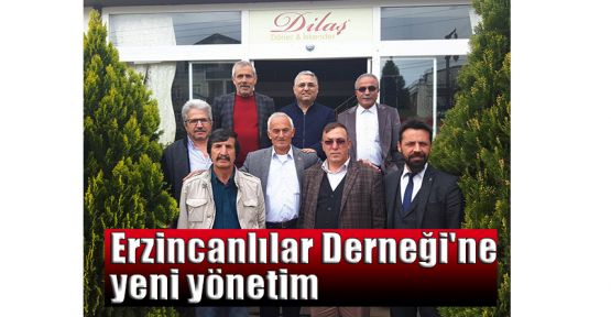  Erzincanlılar Derneği'ne yeni yönetim