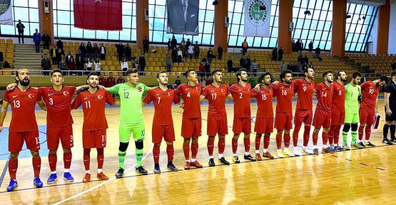  Futsal Milli Takımı, hazırlık maçında Türkmenistan'ı 4-3 yendi