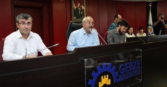  Gebze Belediyesi Ekim Meclisi toplanıyor