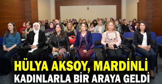  Hülya Aksoy, Mardinli kadınlarla bir araya geldi