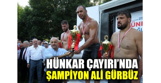  Hünkar Çayırı’nda şampiyon Ali Gürbüz 