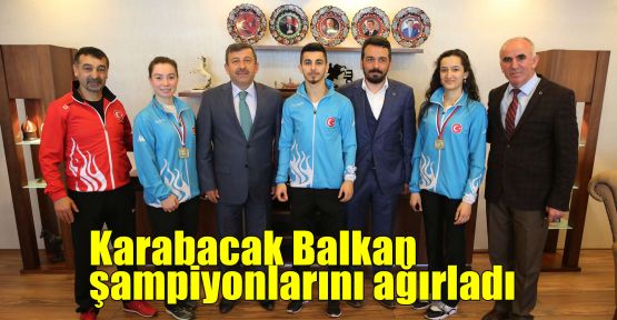  Karabacak Balkan şampiyonlarını ağırladı