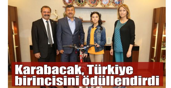  Karabacak Türkiye birincisini ödüllendirdi