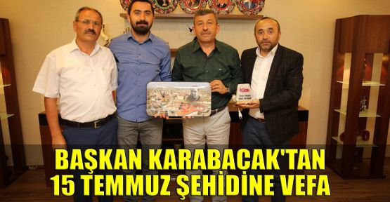  Karabacak'tan 15 Temmuz şehidine vefa