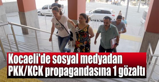  Kocaeli'de sosyal medyadan PKK/KCK propagandasına 1 gözaltı