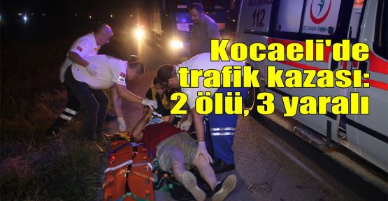 Kocaeli'de trafik kazası: 2 ölü, 3 yaralı