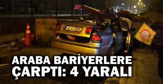  Kocaeli'de trafik kazası: 4 yaralı