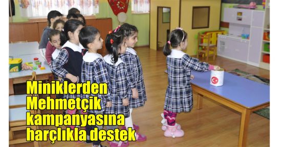  Minik öğrencilerden Mehmetçik kampanyasına harçlıkla destek