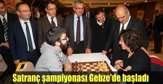  Satranç şampiyonası Gebze'de başladı