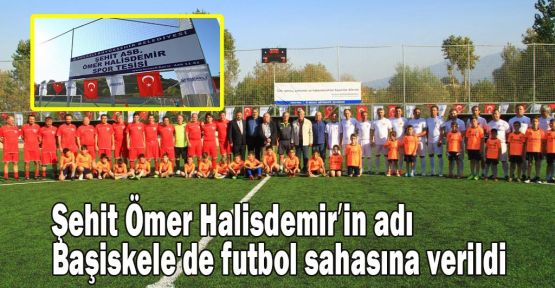 Şehit Halisdemirin adı Başiskele'de futbol sahasına verildi