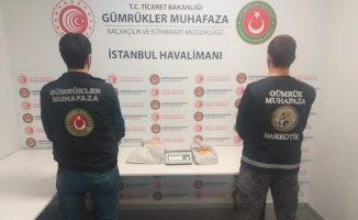 İstanbul Havalimanı'nda 4,6 kilogram kokain ele geçirildi