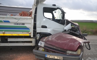 Tekirdağ'da trafik kazasında 1 kişi yaralandı