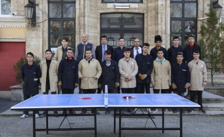 Edirne'de üretilen yerli tenis masaları okullara dağıtılacak