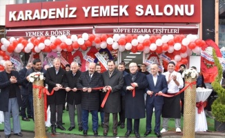Tekirdağ'da belediye başkanları iş yeri açılışına katıldı
