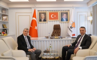 Başkan Yüce, AK Parti İl Başkanı Tever'i ziyaret etti