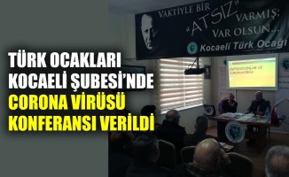 Türk Ocakları'nda Corona virüsü konulu konferans verildi