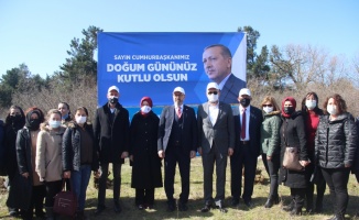 Malkara'da Recep Tayyip Erdoğan Hatıra Ormanı'na fidan dikildi