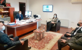 AK Parti İl Başkanı İba, TOKİ Başkan Yardımcısı Baştürk'ü ziyaret etti