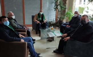 Başkan Yüce Ankara’da Sakaryaspor’u ziyaret etti