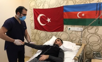 Dağlık Karabağ'daki havan saldırısında yaralanan Azerbaycanlı gazi Kocaeli'de şifa arıyor