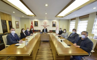 Edirne heyetinden Kültür ve Turizm Bakanı Ersoy'a ziyaret