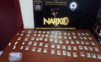 Edirne'de evinde uyuşturucu ele geçirilen şüpheli tutuklandı