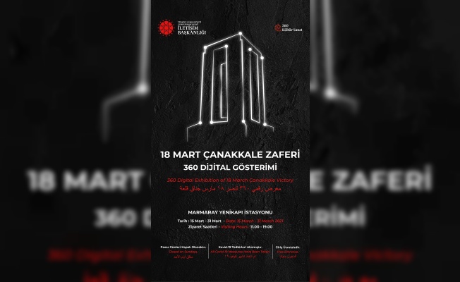 Marmaray Yeni Kapı İstasyonu'ndaki Çanakkale Zaferi Dijital Gösterimi'nin resmi açılışı yarın yapılacak