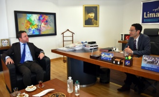 Milletvekili Ödünç'ten Limak Enerji Uludağ Elektrik Genel Müdürü Aytac'a ziyaret