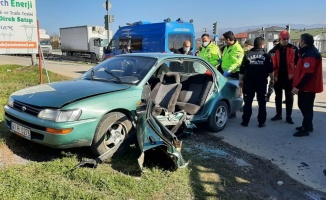Sakarya'da trafik kazası: 1 yaralı
