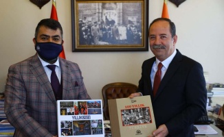 AA Edirne Bölge Müdürü Baran'dan, Belediye Başkanı Gürkan'a ziyaret
