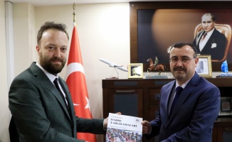 AA Sakarya Bölge Müdürü Velioğlu'ndan Kocaeli Cumhuriyet Başsavcısı Korkmaz'a ziyaret