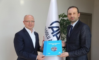 AK Parti Bursa İl Başkanı Gürkan, AA Bursa Bölge Müdürü Aksoy'u ziyaret etti