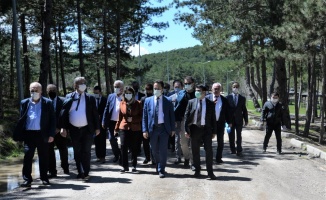 Bilecik Valisi Bilal Şentürk, Pelitözü Gölpark'ı inceledi